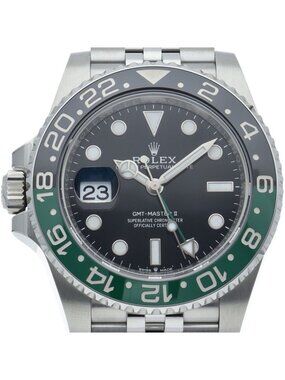 Rolex GMT-Master 2 Watch Jubilee SS Black